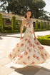 Rosetta Maxi Dress Ivory Red